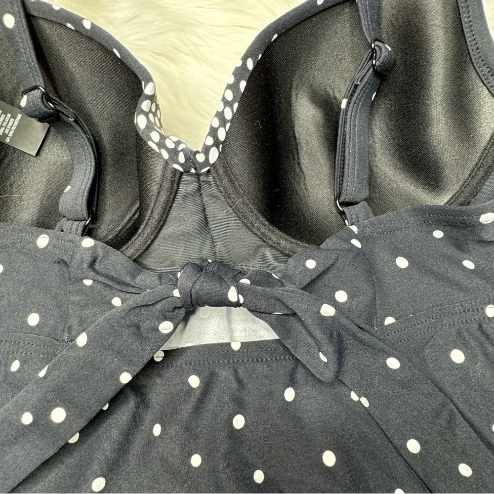 NWT Coco Reef Divine Polka Dot Tankini size 32/34C